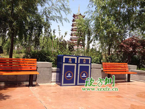 戶(hù)外分類(lèi)彩繪垃圾桶什么品牌好？欣方圳為您推薦