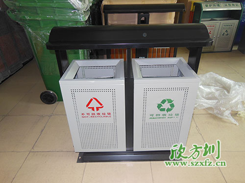 貴陽物業(yè)戶外鋼板沖孔垃圾桶，客戶的二次選擇。