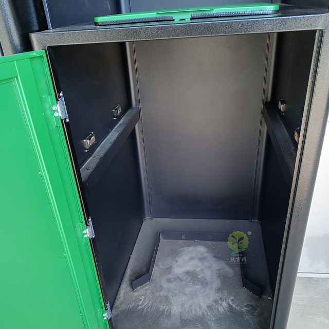 深圳垃圾分類投放點(diǎn)廚余垃圾桶定時(shí)投放細(xì)節(jié)功能展示