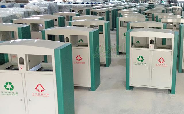 戶外鋼板垃圾桶廠家直銷(xiāo)湖北宜昌景區(qū)