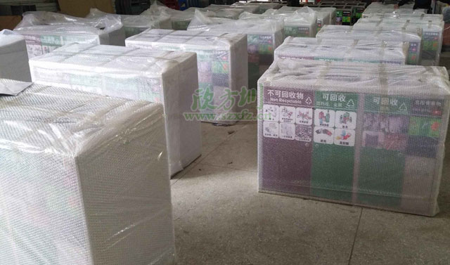 不銹鋼分類果皮箱-不銹鋼環(huán)衛(wèi)垃圾分類箱生產圖